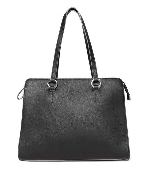 

United Colors of Benetton Black Solid Shoulder Bag