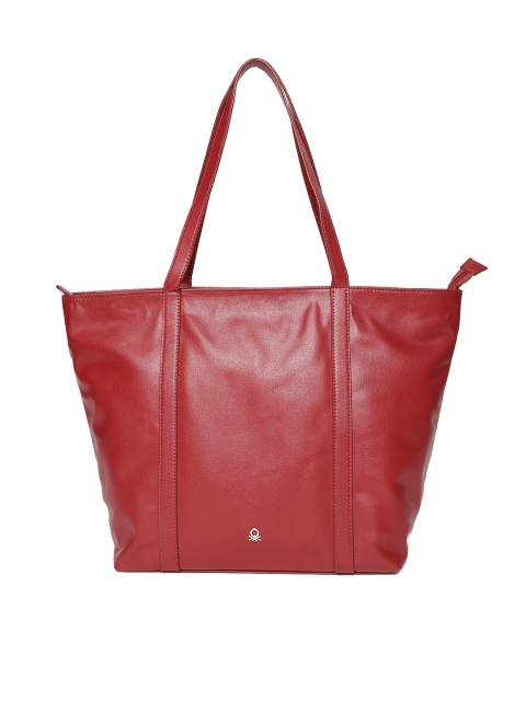 

United Colors of Benetton Red Solid Shoulder Bag