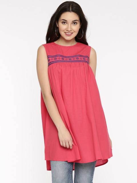 

Bronz Coral Solid Tunic