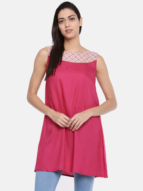 

Bronz Pink Solid Tunic