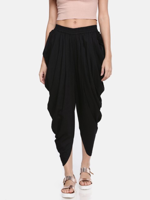 

Bronz Women Black Slim Fit Solid Jodhpuris