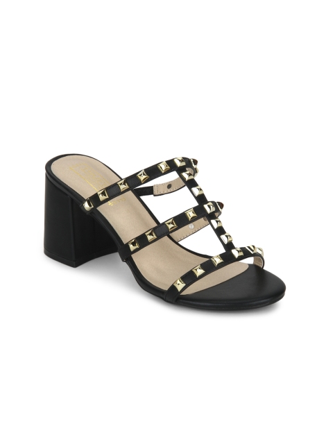 

Truffle Collection Women Black Solid Sandals