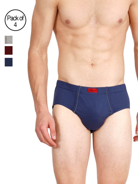 

Genx Men Pack of 4 Assorted Briefs GUSTO IE-EFGI