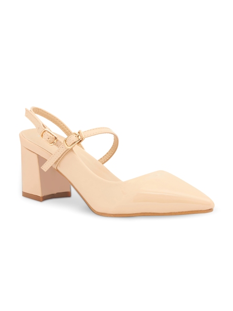 

Wet Blue Women Beige Solid Pumps
