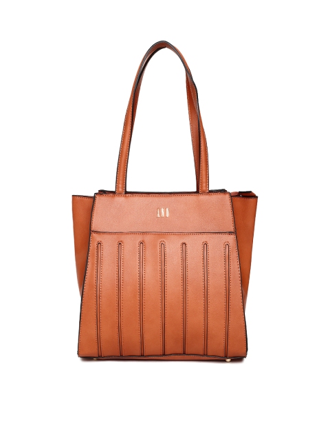 

AND Tan Brown Textured Shoulder Bag