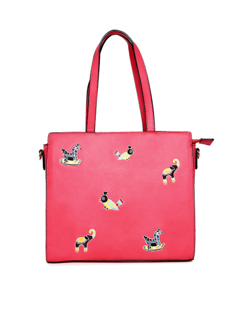 

Global Desi Pink Printed Shoulder Bag