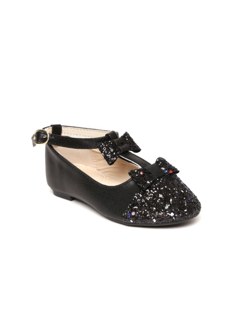 

Kittens Girls Black Shimmer Ballerinas