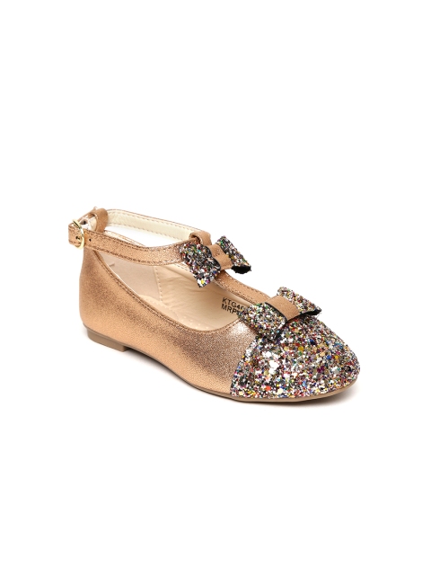 

Kittens Girls Gold-Toned Shimmer Ballerinas