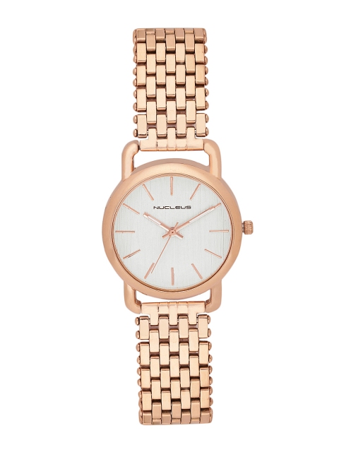 

Nucleus Women White Analogue Watch NCKTRGWRG