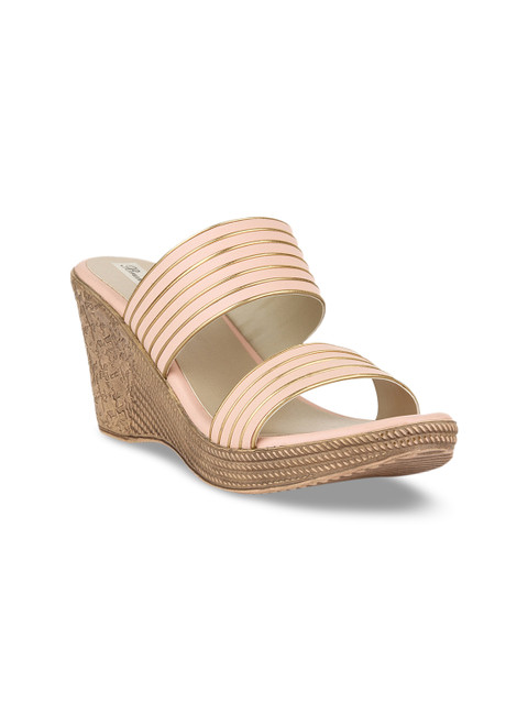 

Bruno Manetti Women Pink Solid Sandals