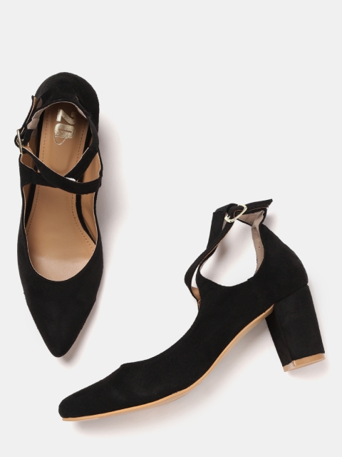 

20Dresses Women Black Solid Pumps
