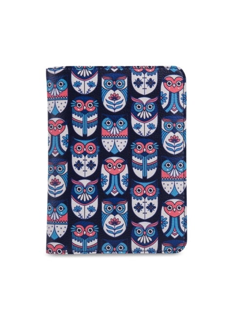 

Chumbak Unisex Navy Blue Printed Passport Holder