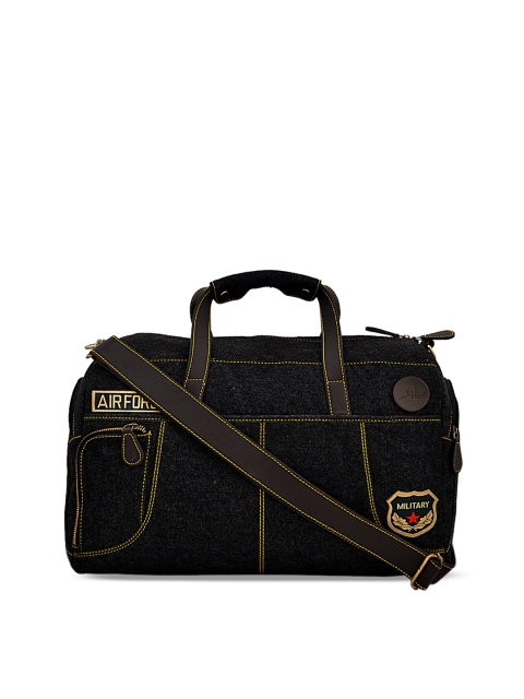 

yelloe Black Duffle Bag