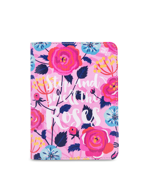 

Chumbak Unisex Pink Printed Passport Holder