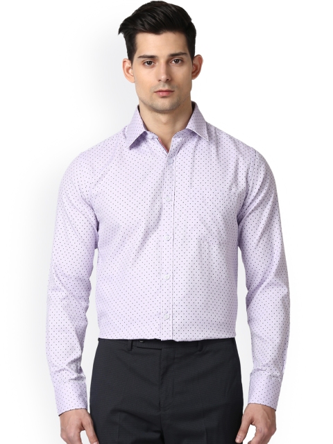 

Next Look Men Lavender Slim Fit Printed Formal Shirt