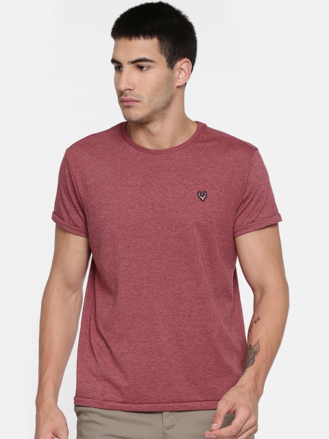 

Allen Solly Sport Men Maroon Solid Round Neck T-shirt