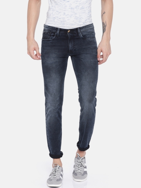 

Solly Jeans Co. Men Blue Skinny Fit Mid-Rise Clean Look Stretchable Jeans