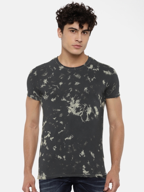 

Jack & Jones Men Black Dyed Round Neck T-shirt