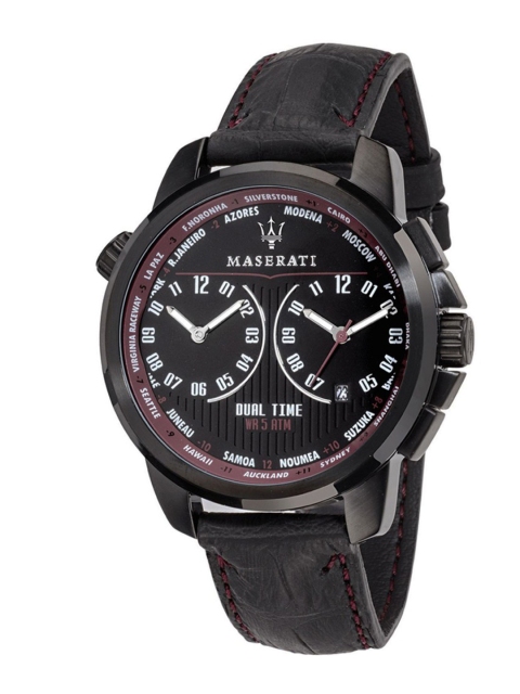 

Maserati Men Black Analogue Watch