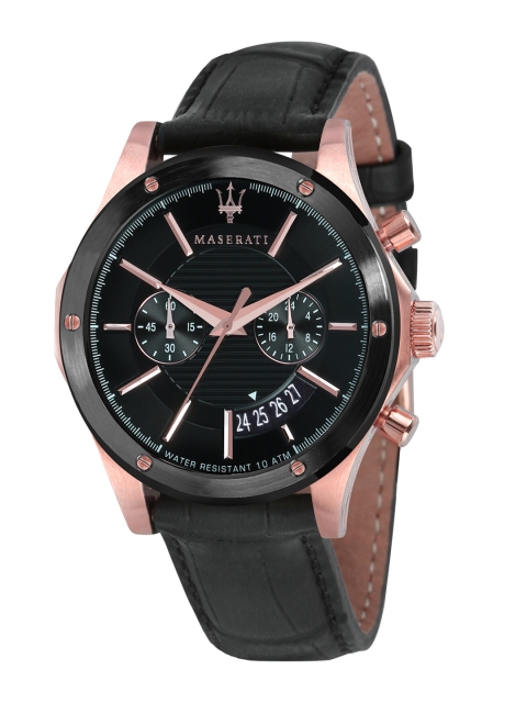 

Maserati Men Black Analogue Watch