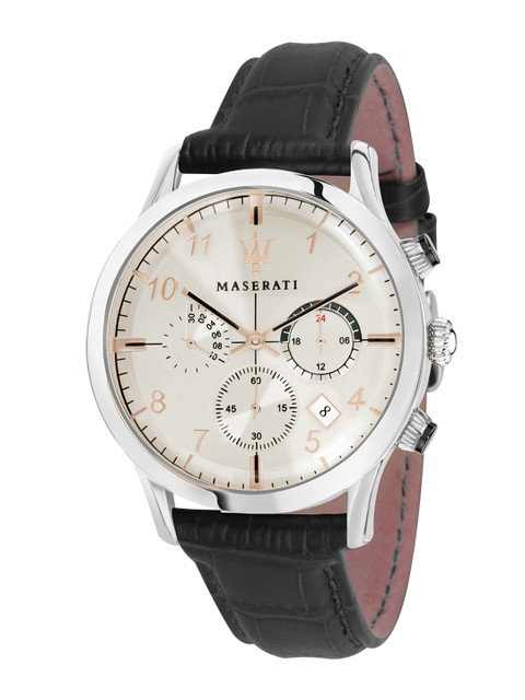 

Maserati Men Off-White Analogue Watch