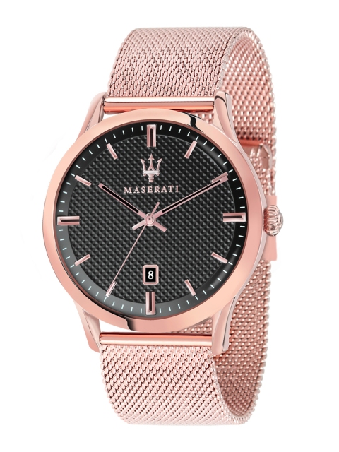

Maserati Men Black Analogue Watch