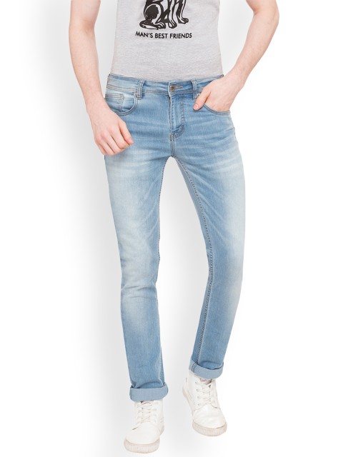 

Globus Men Blue Slim Fit Mid-Rise Clean Look Stretchable Jeans