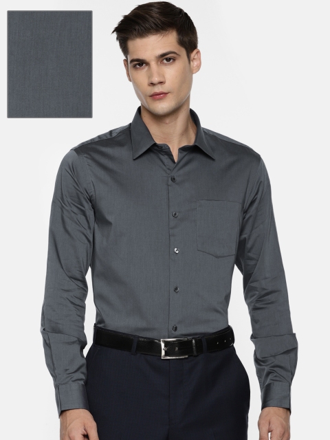 

Arrow Men Grey Classic Slim Fit Solid Formal Shirt