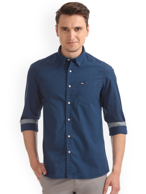 

Arrow Sport Men Blue Classic Slim Fit Solid Casual Shirt