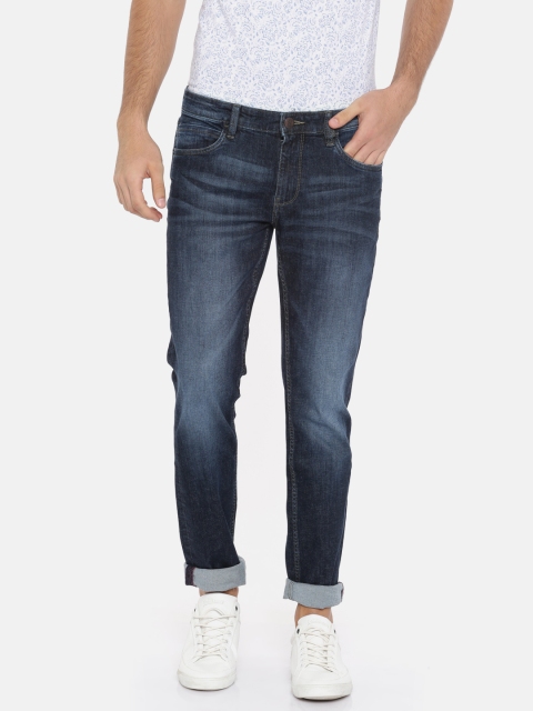 

Arrow Blue Jean Co. Men Blue Slim Fit Mid-Rise Clean Look Stretchable Jeans