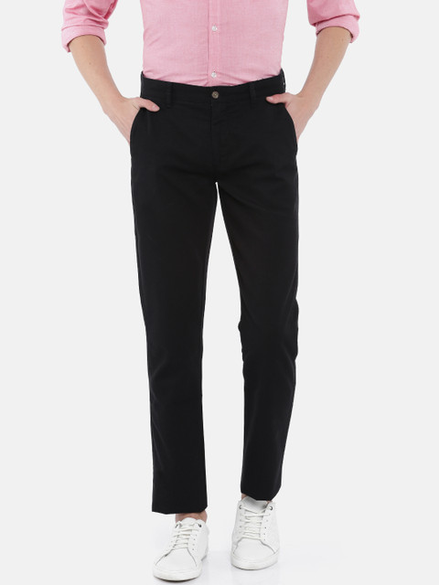 

Arrow Sport Men Black Chrysler Slim Fit Regular Trousers