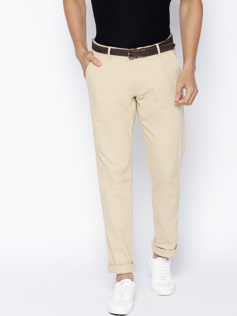 

Arrow Sport Men Beige Chrysler Fit Solid Chinos