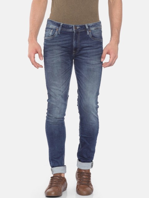 

Jack & Jones Men Blue Skinny Fit Low-Rise Clean Look Stretchable Jeans