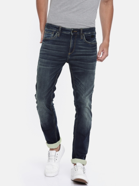 

Jack & Jones Men Blue Skinny Fit Low-Rise Clean Look Stretchable Jeans