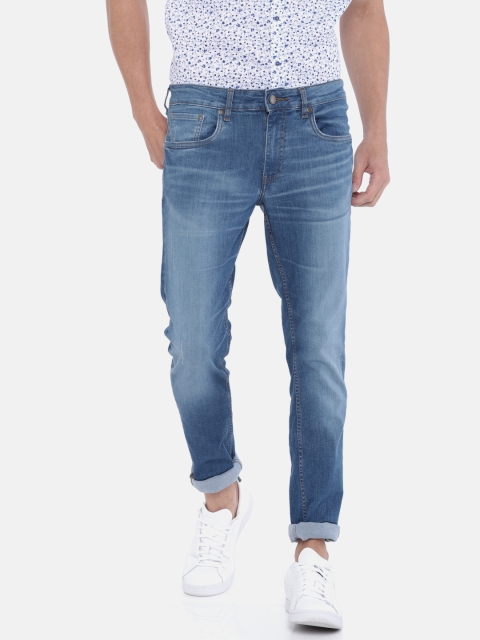 

Jack & Jones Men Blue Slim Fit Low-Rise Low Distressed Stretchable Jeans