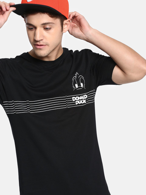 

Kook N Keech Disney Men Black Printed Round Neck T-shirt