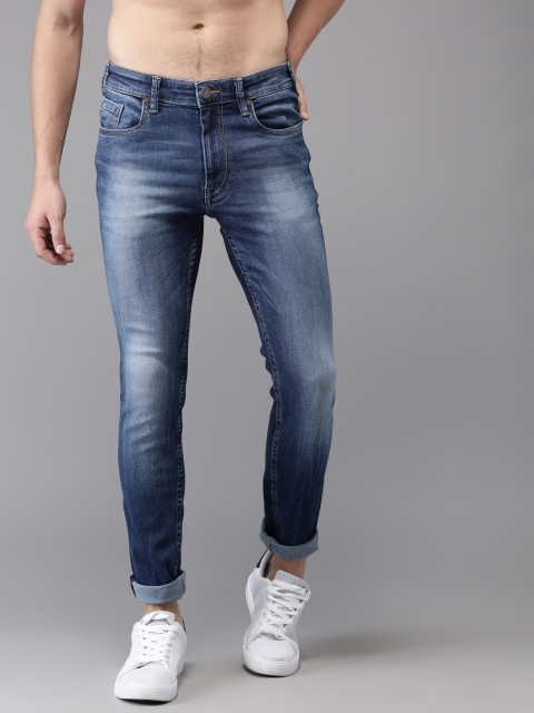 

Moda Rapido Men Blue Skinny Fit Mid-Rise Clean Look Stretchable Jeans