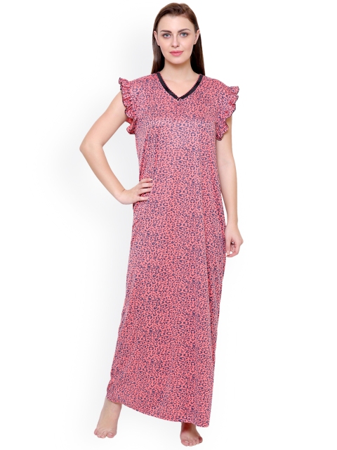 

Secret Wish Pink Printed Nightdress NT-E104-471