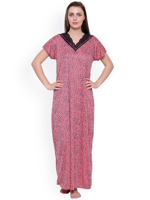 

Secret Wish Pink Printed Nightdress NT-E115-498
