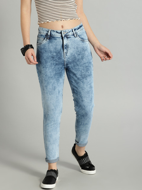 

Roadster Women Blue Skinny Fit Mid-Rise Clean Look Stretchable Jeans
