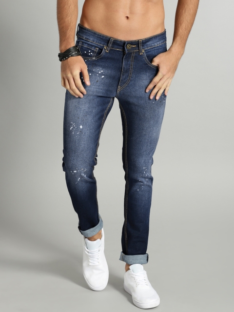 

Roadster Men Blue Skinny Fit Mid-Rise Clean Look Stretchable Jeans