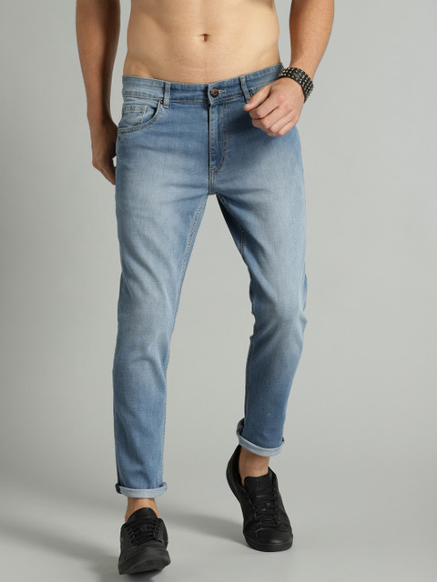 

Roadster Men Blue Skinny Fit Mid-Rise Clean Look Stretchable Jeans