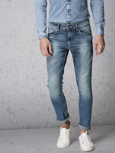 

Ecko Unltd Men Blue Slim Fit Mid-Rise Clean Look Stretchable Jeans