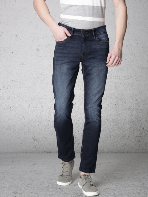

Ecko Unltd Men Navy Blue Slim Fit Mid-Rise Clean Look Stretchable Jeans