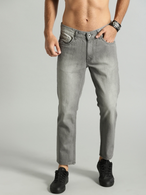 

Roadster Men Grey Slim Fit Mid-Rise Clean Look Jeans