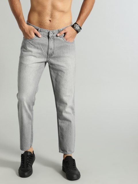 

Roadster Men Grey Slim Fit Mid-Rise Clean Look Jeans