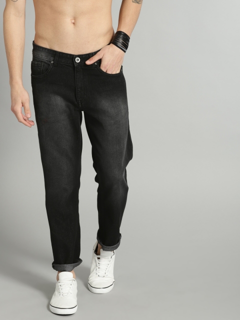 

Roadster Men Black Slim Fit Mid-Rise Clean Look Jeans