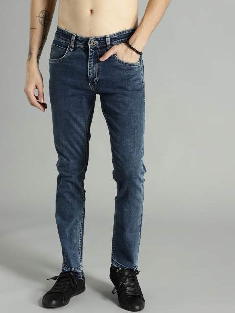 

Roadster Men Blue Skinny Fit Mid-Rise Clean Look Stretchable Jeans