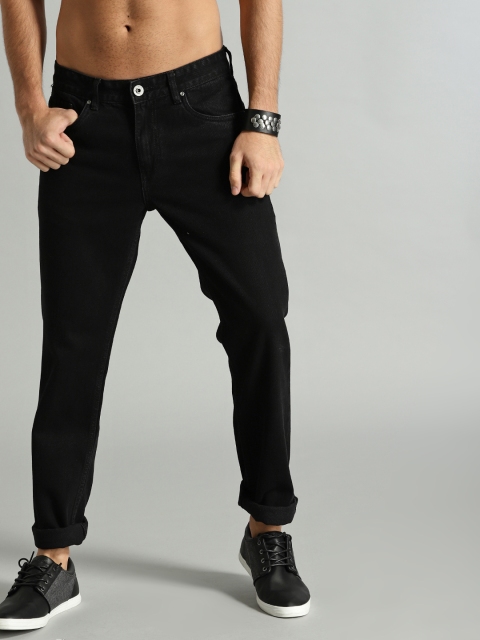 

Roadster Men Black Slim Fit Mid-Rise Clean Look Jeans