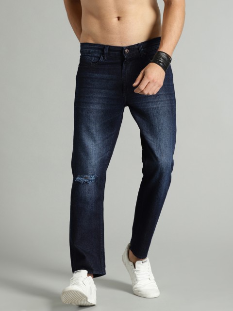 

Roadster Men Blue Slim Fit Mid-Rise Mildly Distressed Jeans